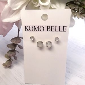 2 Set, Stud Earrings